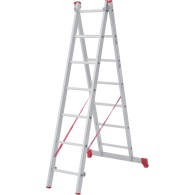 Лестница алюминиевая двухсекционная НОВАЯ ВЫСОТА NV 222 2х9