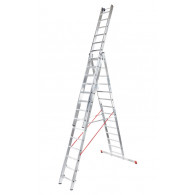 Лестница алюминиевая трёхсекционная НОВАЯ ВЫСОТА NV 523 3х7